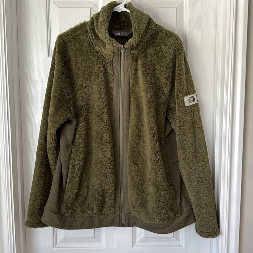 The North Face Furry Fleece XL olive green